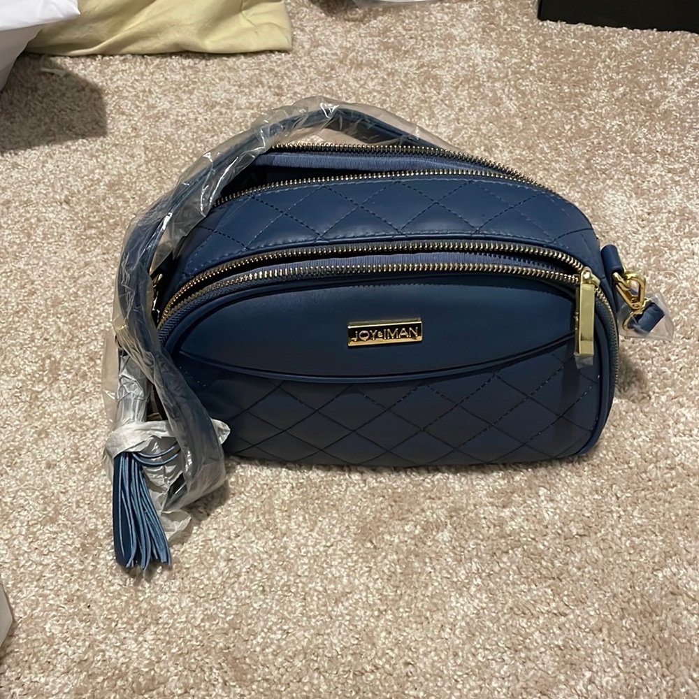 Joy& Iman leather shoulder bag